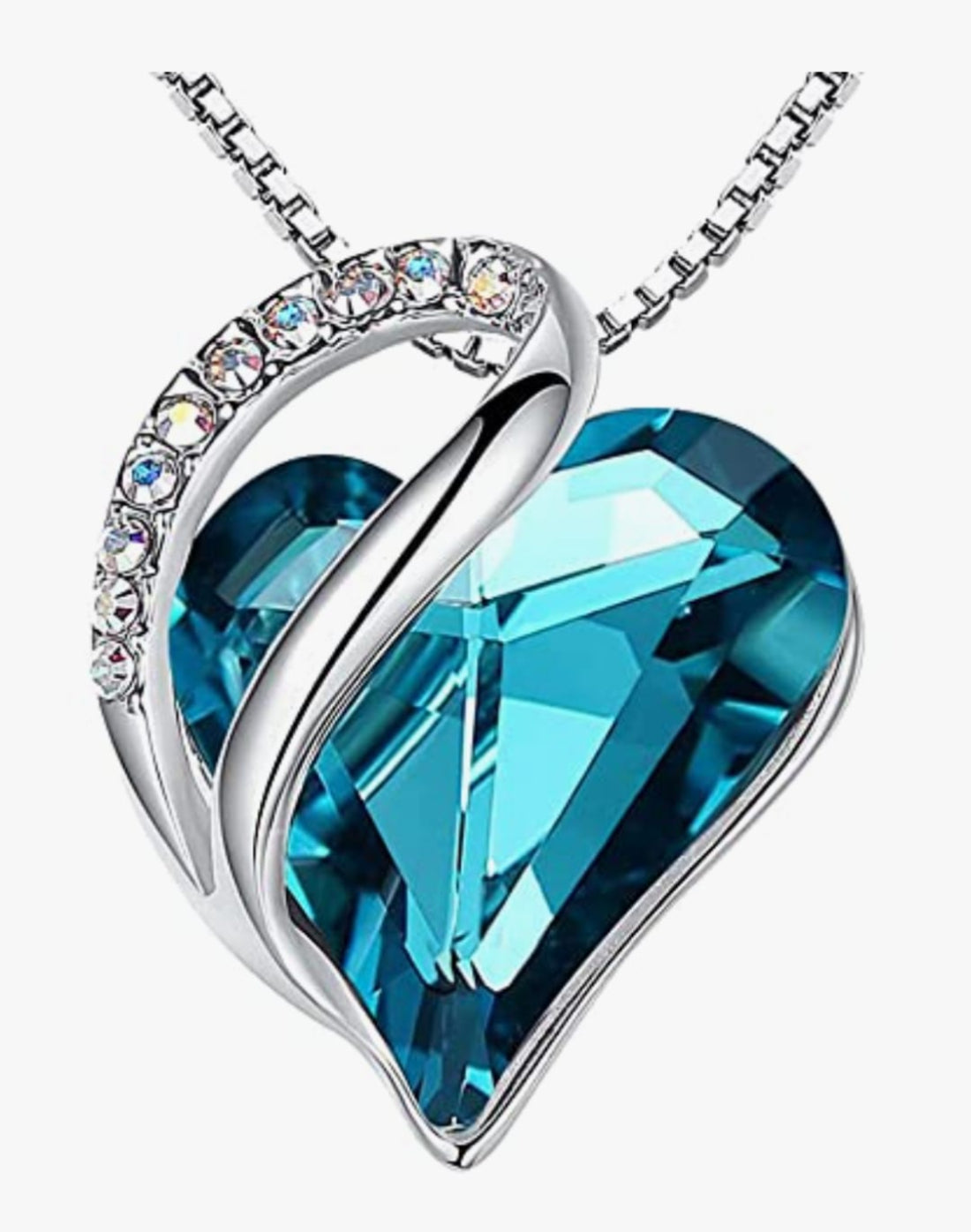 Infinity Love Heart Necklace for Women with Gift Box