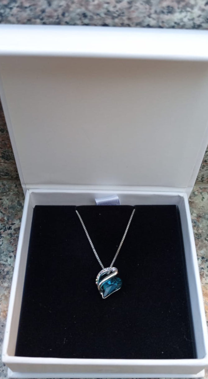 Infinity Love Heart Necklace for Women with Gift Box