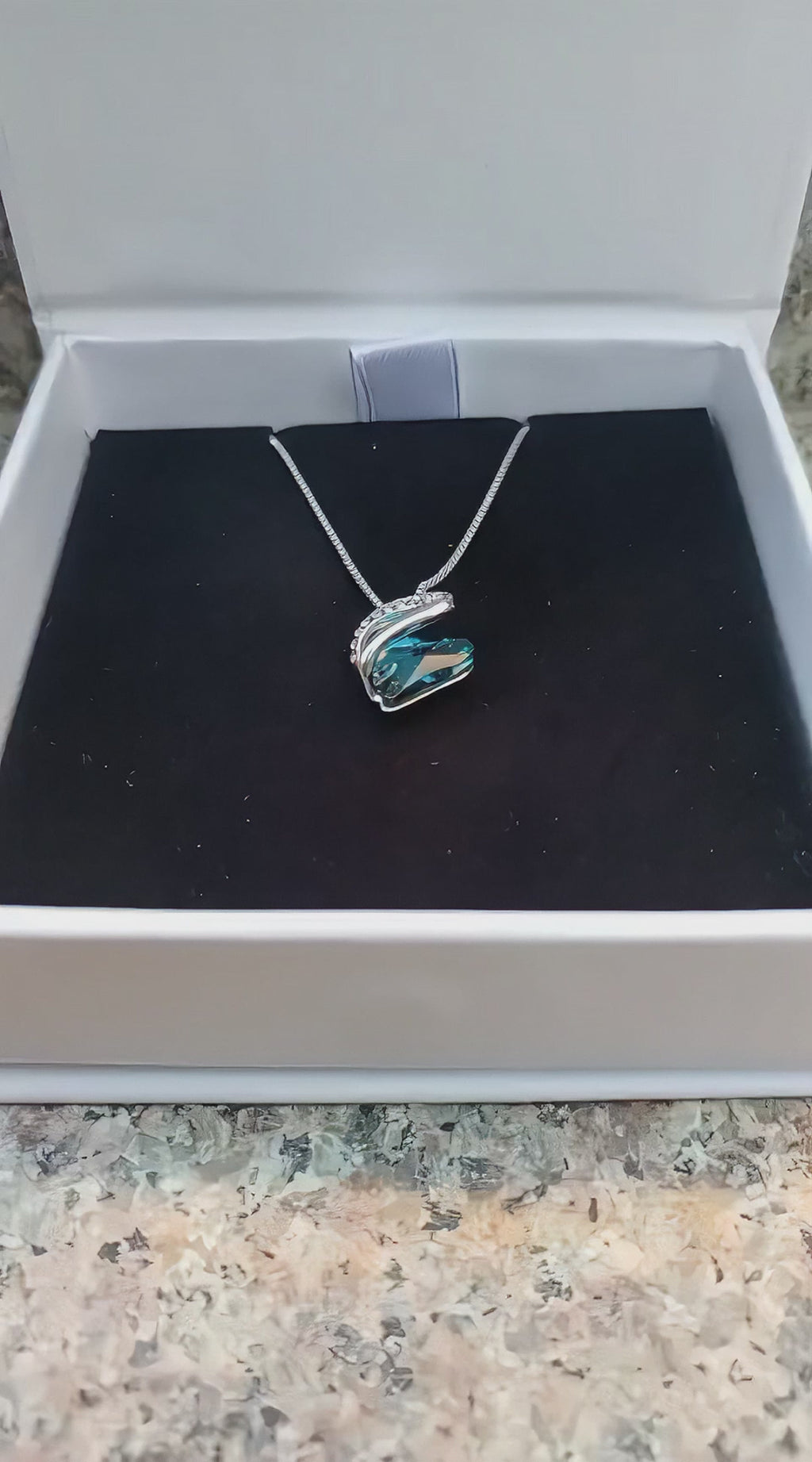Infinity Love Heart Necklace for Women with Gift Box